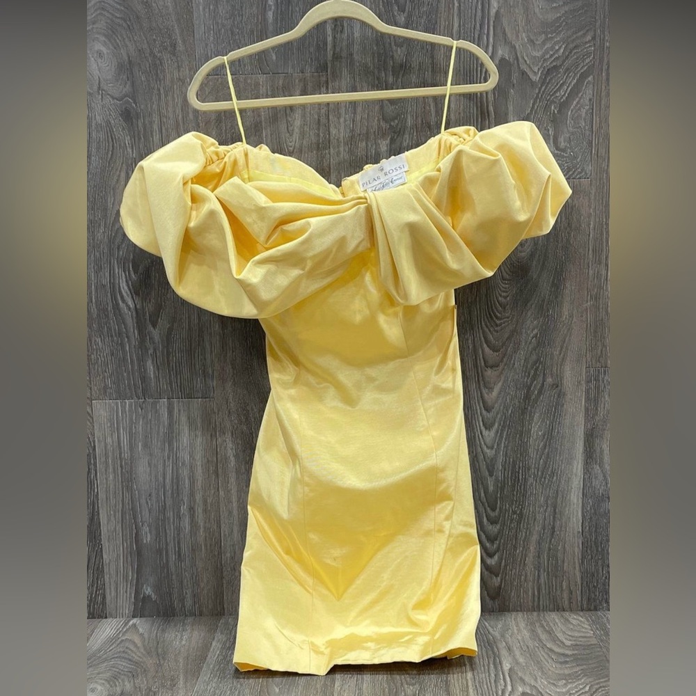 Pilar Rossi yellow dress NWT size 10